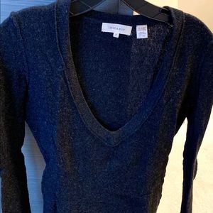 Inhabit deep v neck sweater